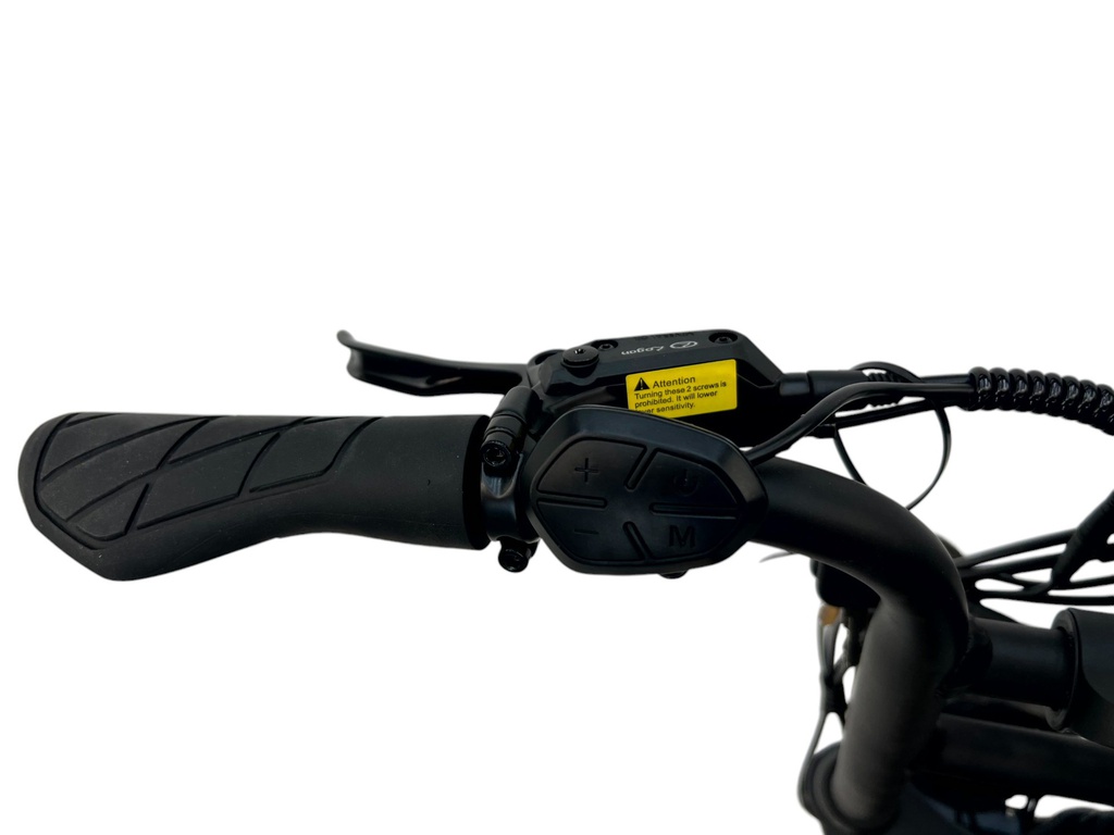 DIABLO E-BIKE, ZIPPER, 7SP SHIMANO, MATT BLACK, REAR SUSPENSION, 1000462 ACCU (15 Ah,48V,720 Wh)