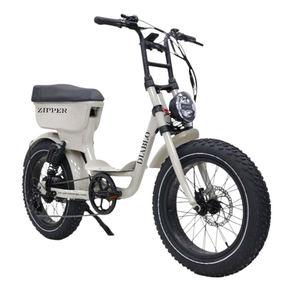 E-BIKE DIABLO ZIPPER 15 Ah,48V 20"/7ver - Garantie/Levering