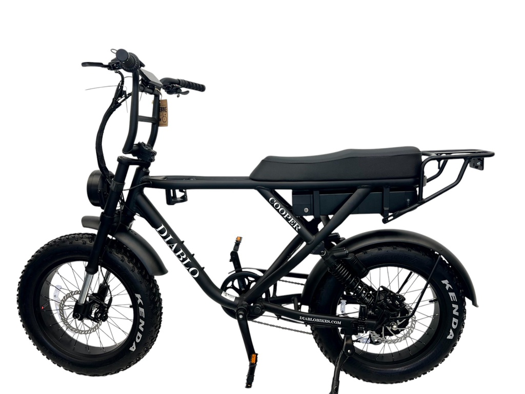 DIABLO E-BIKE, COOPER, 7DR SHIMANO, MATT BLACK, HYDRAULIC, 1000776 ACCU (15AH,48V,720WH)