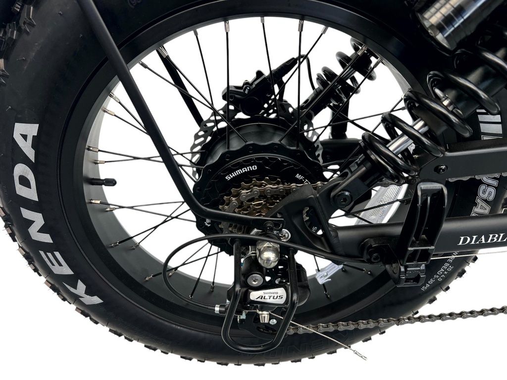 DIABLO E-BIKE, COOPER, 7DR SHIMANO, MATT BLACK, HYDRAULIC, 1000776 ACCU (15AH,48V,720WH)