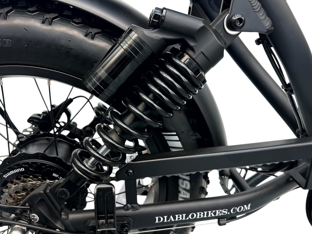 DIABLO E-BIKE, COOPER, 7DR SHIMANO, MATT BLACK, HYDRAULIC, 1000776 ACCU (15AH,48V,720WH)