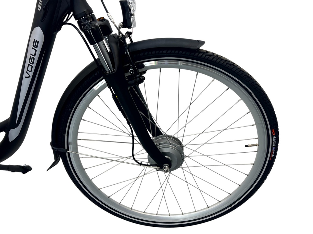 E-BIKE VOGUE BASIC, 3SP, 47CM, MATT-BLACK-BROWN, 36V/13Ah/45Nm/468Wh