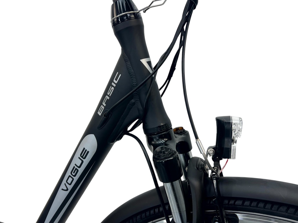 E-BIKE VOGUE BASIC, 3SP, 47CM, MATT-BLACK-BROWN, 36V/13Ah/45Nm/468Wh