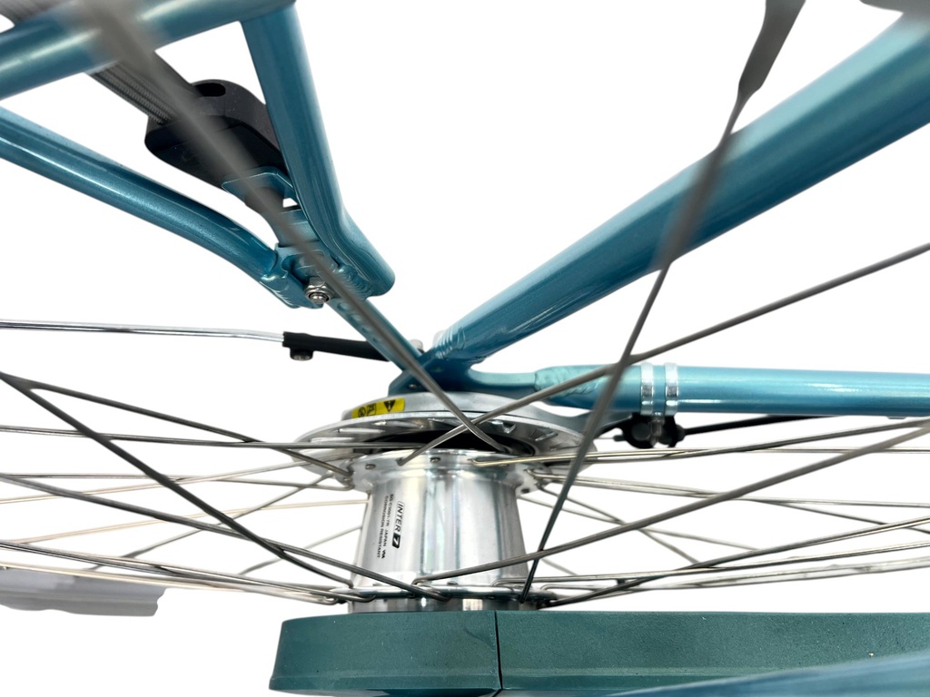 Велосипед E-Bike VOGUE ELITE, 7SP/28"/50CM/MINT-BLUE/36V 13Ah 468Wh