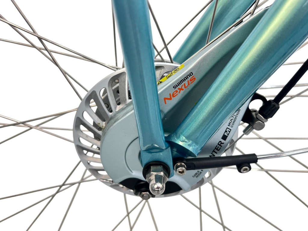 Велосипед E-Bike VOGUE ELITE, 7SP/28"/50CM/MINT-BLUE/36V 13Ah 468Wh