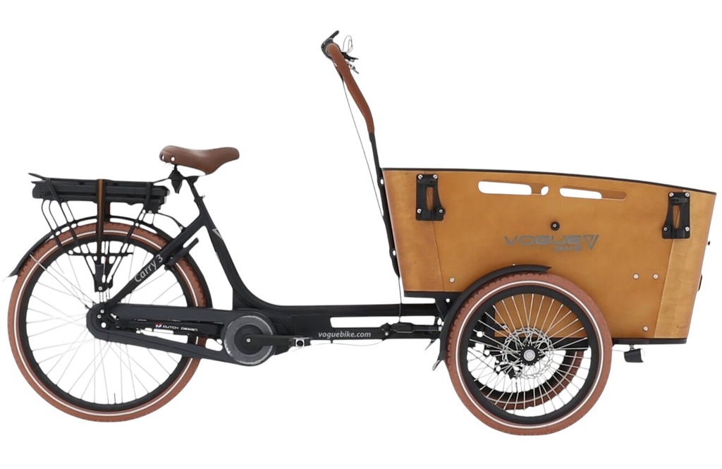 E-CARGO Vogue Carry 3 8 26"-20"/36V 13Ah 468Wh, Garantie/Levering