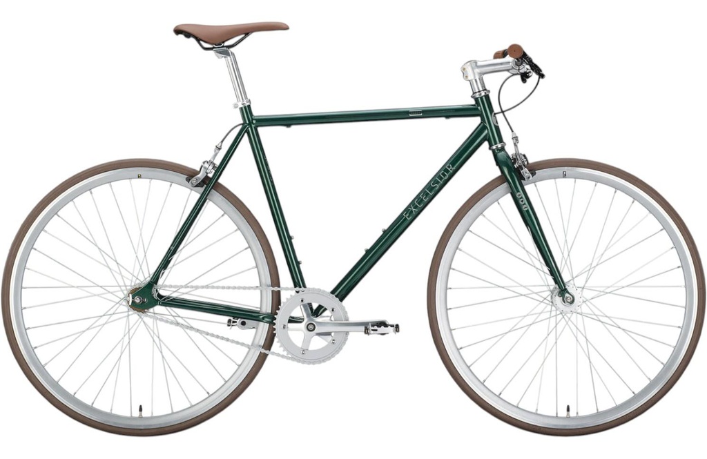 EXCELSIOR Singlespeed Dandy №1 28"-Alle Framematen en Kleuren, Garantie/Levering