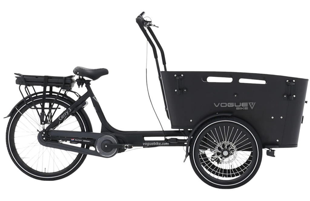 E-CARGO Vogue Carry 3 8 26"-20"/36V 13Ah 468Wh, Levering